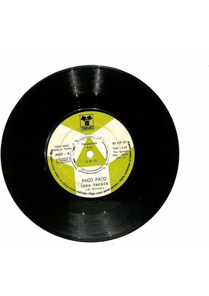 Paco Paco - Taka Takata Ole Espana Plak (108) PLK22371