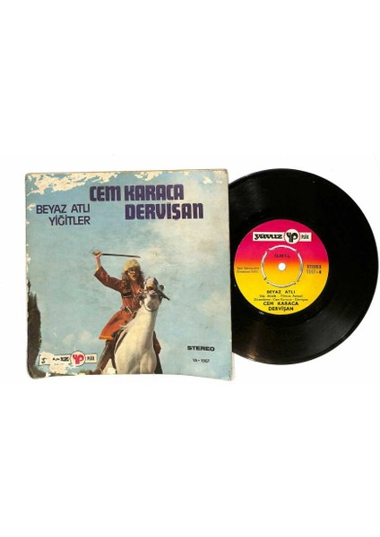 Cem Karaca Dervişan - Beyaz Atlı Yiğitler Plak (108) PLK22554