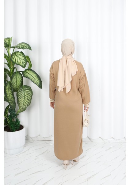 Çizgili Fermuarlı Iki Ip Elbise indirimleri