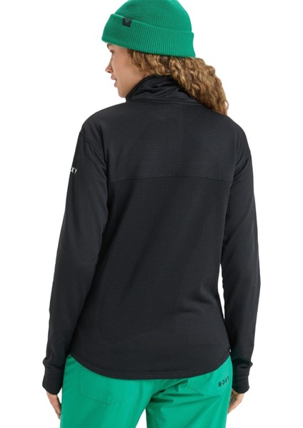 Vertere Full Zip Kadın Siyah Sweatshirt