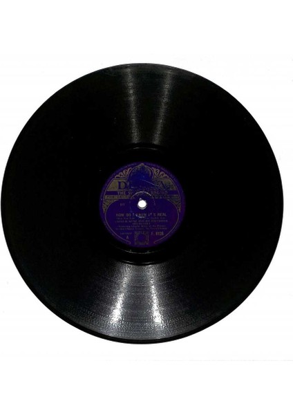 Charlie Kunz And His Ballroom Orchestra - How Dı I Know Its Real Absent Minded Moon Taş Plak (106.5) PLK23071