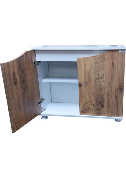 80 cm Mdf KP8045FAC Flex Atlantik Çam Kapaklı Akvaryum Sehpası 80X45X69 cm fiyatları