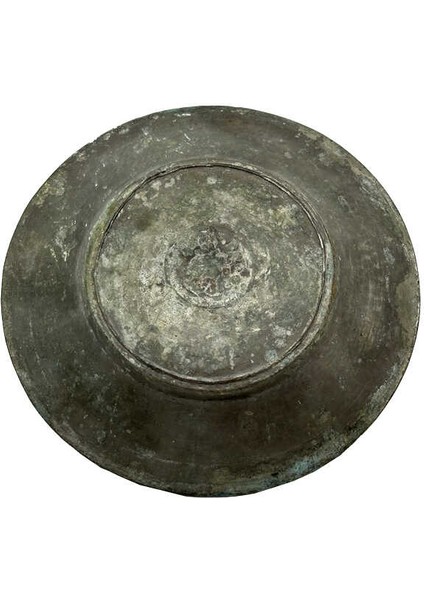 Kenarları El Oyması Işlemeli Bakır Sahan AOB3896 fiyatları