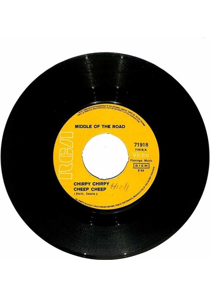 Middle Of The Road - Chirpy Chirpy Cheep Cheep Rainin N Painin Plak (107.5) PLK22297