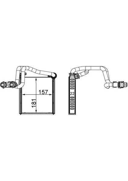 AH252000S Kalorifer Petegi 5C0819031