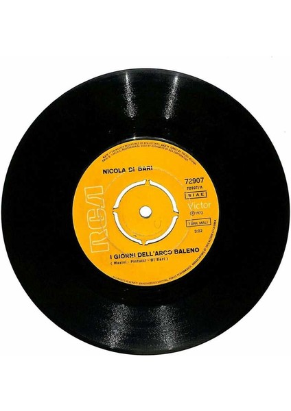 Nicola Di Bari - I Giorni Dellarco Baleno Era Di Primavera Plak (107) PLK22333
