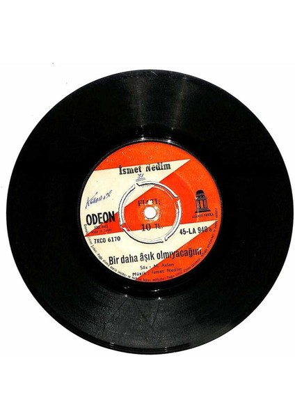 Ismet Nedim - Bir Daha Aşık Olmayacağım Sarhoş Plak (107) PLK21792