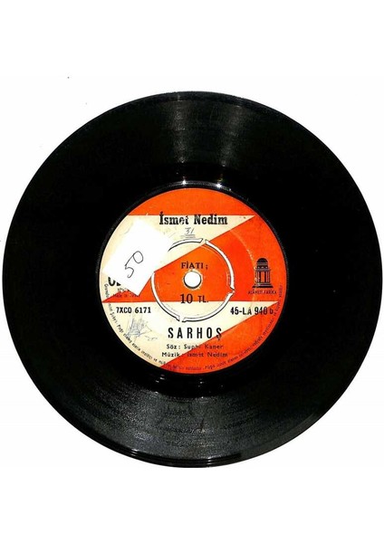 Ismet Nedim - Bir Daha Aşık Olmayacağım Sarhoş Plak (107) PLK21792 fiyatları