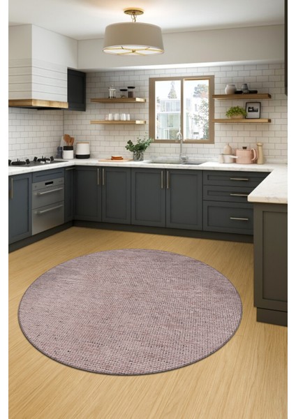 Azra Bej Yuvarlak Mutfak Halısı | Yıkanabilir, Kaymaz Taban, Yumuşak Dokulu Antre Kilimi modelleri