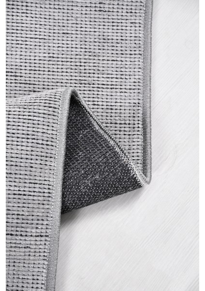 Azra Gri Yolluk Halı | Yıkanabilir, Kaymaz Taban, Modern Koridor Antre Kilimi indirimleri