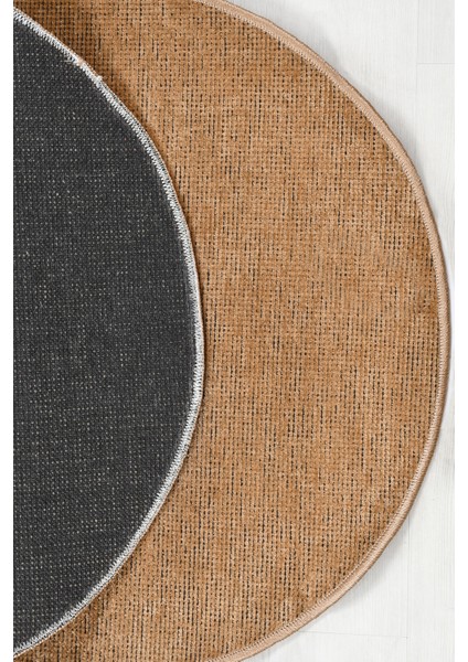 Azra Hardal Yuvarlak Mutfak Halısı | Yıkanabilir, Kaymaz Taban, Yumuşak Dokulu Antre Kilimi indirimleri