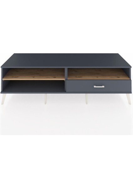 Kronos Tv Ünitesi 2 Raflı Tek Çekmeceli 176X59X51 Antrasit-Çam/antrasit