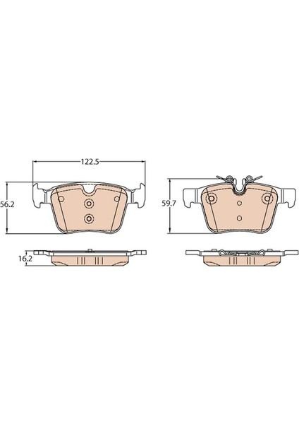 FREN BALATASI ARKA LAND ROVER DISCOVERY L550 RANGE ROVER L538 L551 L560 . VOLVO S90 2016 590 560 XC60 XC90 2014 LR160458 31471266