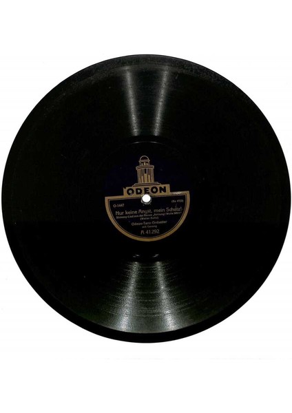 Odeon Tanz Orchester - Nur Keine Angst Mein Schatz Du Machst Mir Schlaflose Nächte Taş Plak (106.5) PLK23059