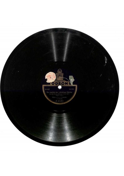 Odeon Tanz Orchester - Nur Keine Angst Mein Schatz Du Machst Mir Schlaflose Nächte Taş Plak (106.5) PLK23059 fiyatları