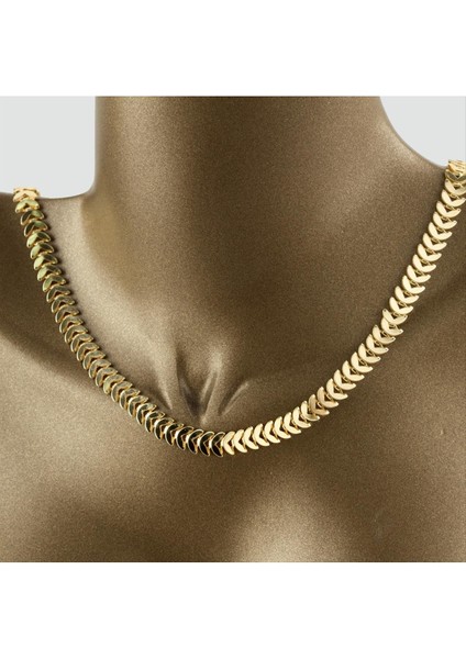 Lvsqvr Çavuş Zincir Kolye-Gümüş Rengi