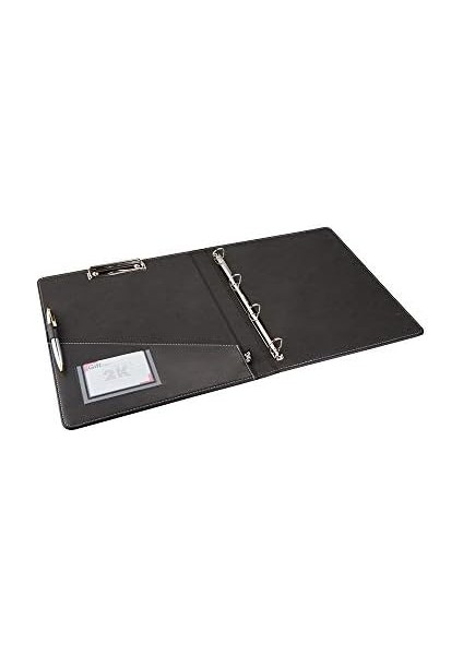 509S Deri, Sekreterlik ve 4 Halka Mekanizmalı Klasör, Siyah, A4 fiyatları