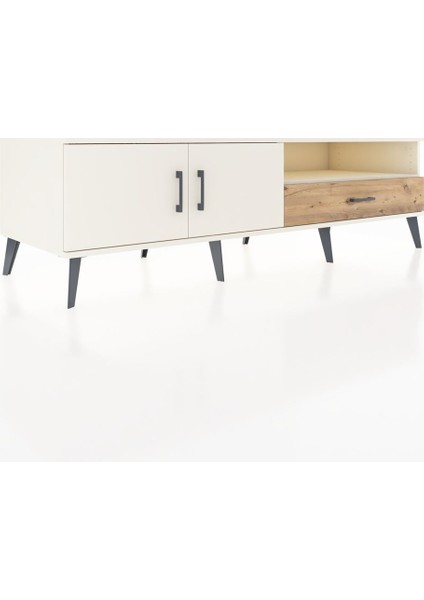 Kronos Tv Ünitesi 2 Raflı Tek Çekmeceli 2 Kapaklı 176X59X51 Aytaşı-Aytaşı/çam fiyatları