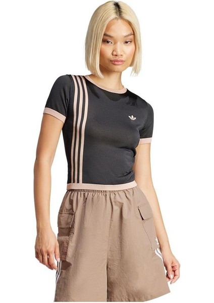 Originals JJ0960 Knitted 3-Stripes Short Tee