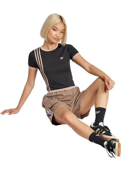 Originals JJ0960 Knitted 3-Stripes Short Tee