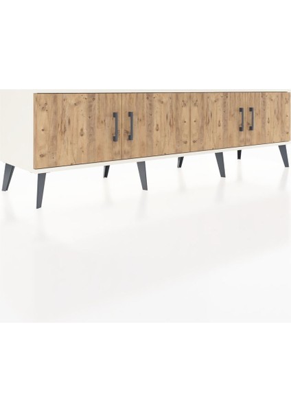 Hyperion Tv Ünitesi 2 Raflı 4 Kapaklı 176X44X51 Aytaşı-Çam/aytaşı fiyatları