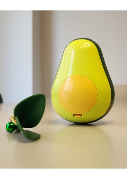 Avokado Şeklinde Kedi Naneli ve Mama Hazneli Kedi Oyuncağı