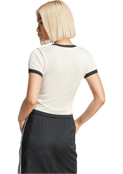 Originals JJ0961 Knitted 3-Stripes Short Tee