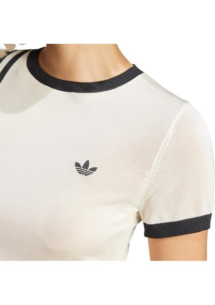 Originals JJ0961 Knitted 3-Stripes Short Tee