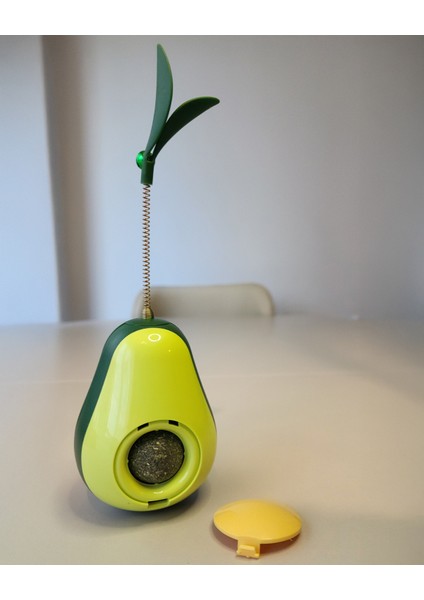 Avokado Şeklinde Kedi Naneli ve Mama Hazneli Kedi Oyuncağı modelleri