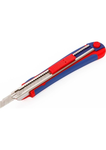 WP212010 9 mm Ağır Hizmet Paslanmaz Çelik Kasa Yedek Kartuşlu Bıçağı + 2 Adet Yedek Bıçak