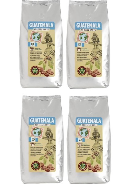Yöresel Guatemala Çekirdek Filtre Kahve 4X1000GR