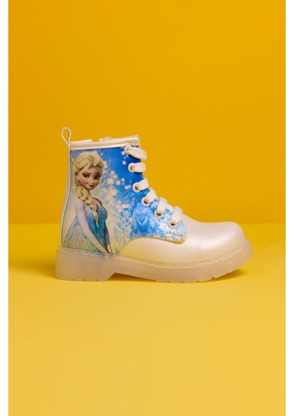 Fida Sedef Çizgi Karakter Baskılı Bağcıklı Işıklı Çocuk Bot