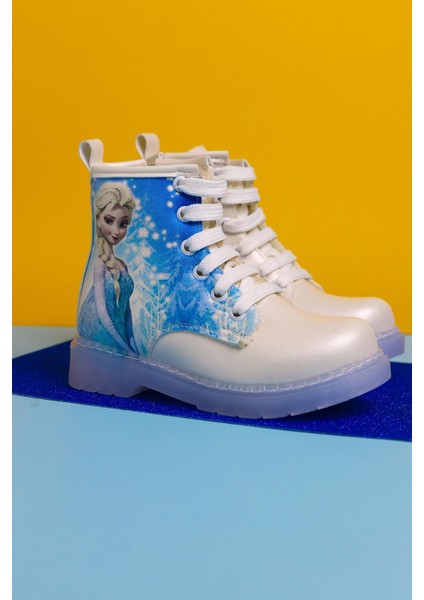 Fida Sedef Çizgi Karakter Baskılı Bağcıklı Işıklı Çocuk Bot fiyatları