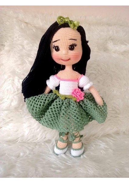 Şirin Neva Bebek Amigurumi Organik Oyuncak