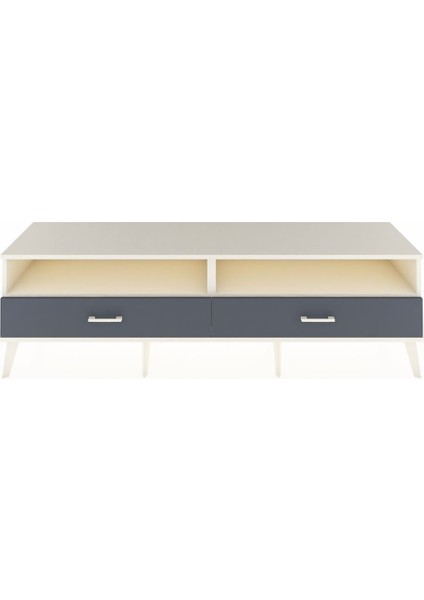 Hyperion Tv Ünitesi 2 Raflı 2 Çekmeceli 176X44X51 Aytaşı-Aytaşı/antrasit