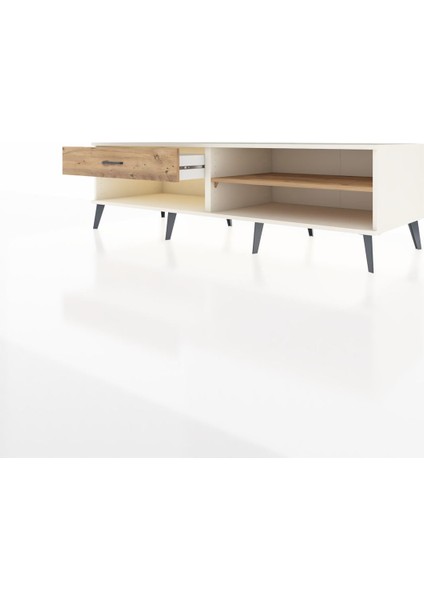Kronos Tv Ünitesi Tek Raflı Tek Çekmeceli 176X59X51 Aytaşı-Çam/çam modelleri