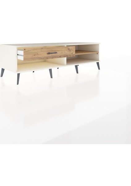 Kronos Tv Ünitesi Tek Raflı Tek Çekmeceli 176X59X51 Aytaşı-Çam/çam indirimleri