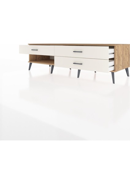 Kronos Tv Ünitesi 3 Çekmeceli 176X59X51 Çam-Çam/aytaşı modelleri
