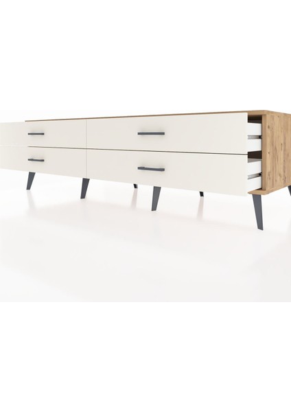 Kronos Tv Ünitesi 4 Çekmeceli 176X59X51 Çam-Çam/aytaşı fırsatları