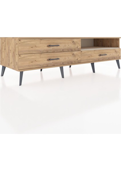 Kronos Tv Ünitesi Tek Raflı 3 Çekmeceli 176X59X51 Çam-Aytaşı/çam fiyatları