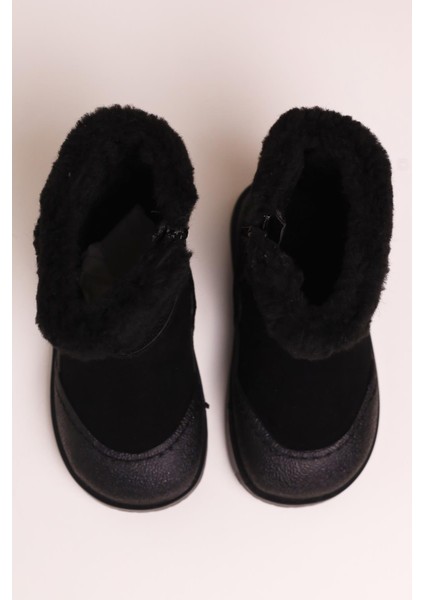 Hanne Siyah Süet Pullu Içi Kürklü Çocuk Bot fırsatları