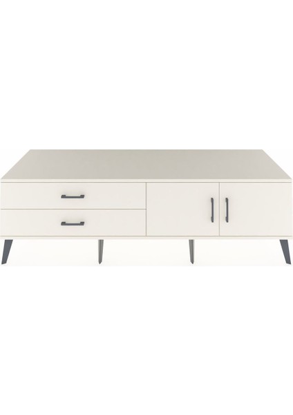 Kronos Tv Ünitesi Tek Raflı 2 Çekmeceli 2 Kapaklı 176X59X51 Aytaşı-Aytaşı/aytaşı