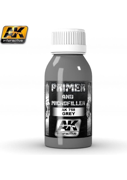 AK 758 100 ml. Mikrofiller ve Gri Astar Profesyonel Model Boyası