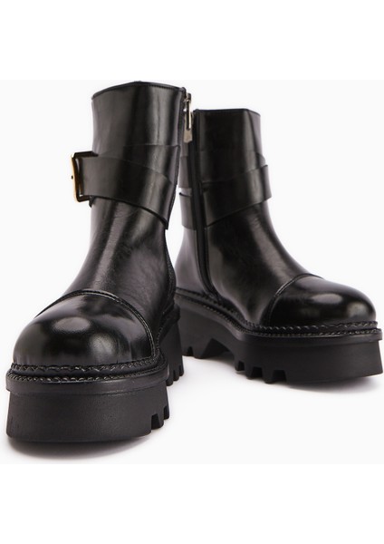 Cristin Siyah Yüksek Tabanlı Kadın Bot modelleri