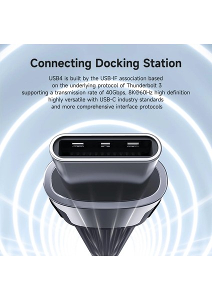 Ucd4 Type-C All-In-One Kablo (Usb4, 40GBPS, 240W, 8K60Hz) fiyatları
