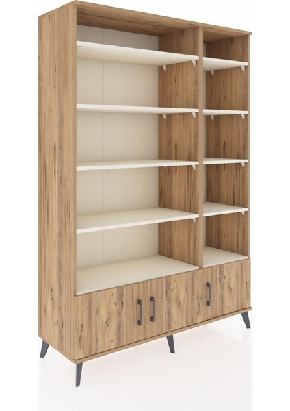 Hyperion Dolap 10 Raflı 3 Kapaklı 132X44X195 Çam-Çam/aytaşı fiyatları