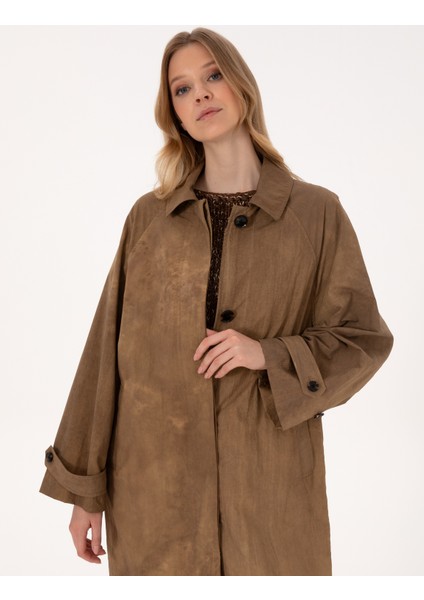 Kadın Bej Trençkot 50314049-VR011 fiyatları