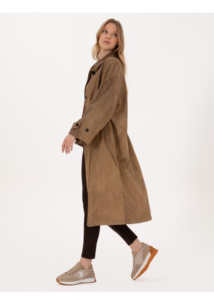 Kadın Bej Trençkot 50314049-VR011 modelleri