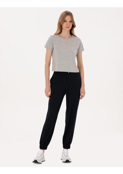 Kadın Lacivert Jogger Fit Eşofman Altı 50309216-VR033