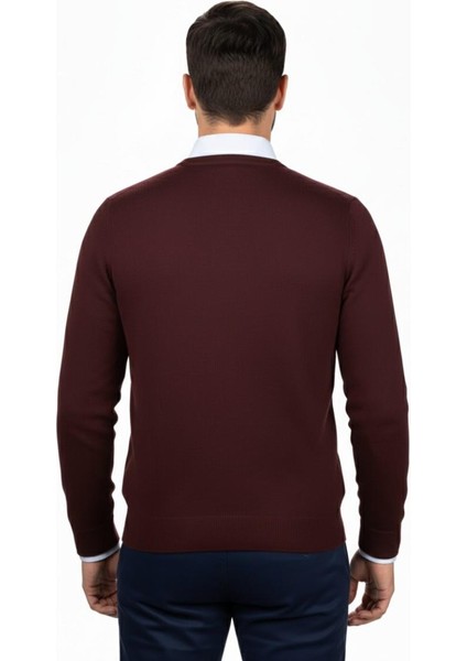 Erkek V Yaka Triko Kazak Çelik Örgü Klasik Kalıp 4241D BGL-ST04849 fırsatları